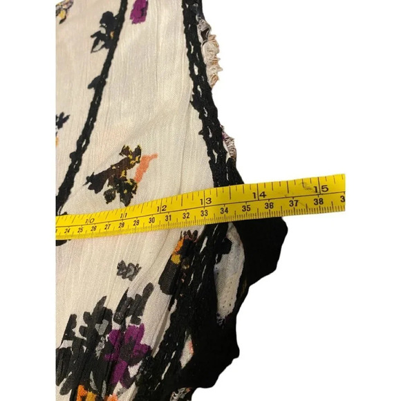 Free People FP One One Moonlight Floral Garden Maxi Raw Hem Dress - Picture 16 of 16